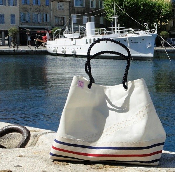 sac Polochon en toile de voile de bateau recyclée – lestoilesdularge